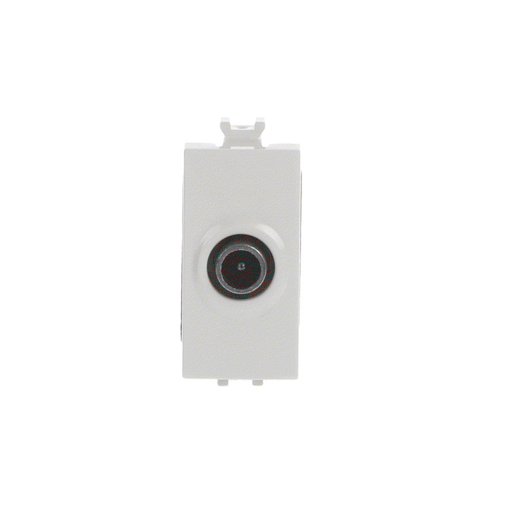 Prese TV Loop-through socket Bianco - Chiara