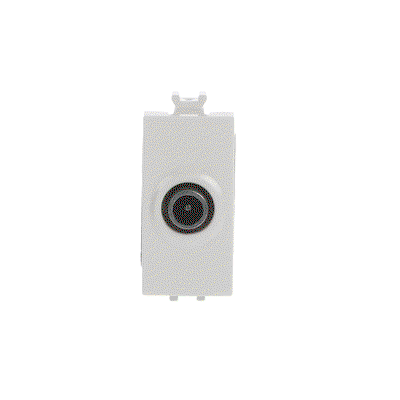 Prese TV Loop-through socket Bianco - Chiara