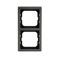 Cover frame 2-gang stainless steel - Pure Stainless Steel