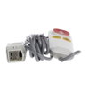74163B7Pear push-button Systevo Call Easy 2+1 IP67, with auto-release plug "L" coded (3m)