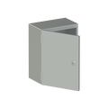 CASSA+POR.CIECA+PIASTRA 400X300X200-INOX