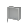 CASSA+POR.CIECA+PIASTRA 500X500X200-INOX