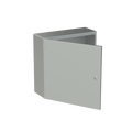 CASSA+POR.CIECA+PIASTRA 500X500X200-INOX