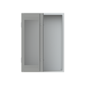 CASSA+PORTA TRASPARENTE 700X500X250-INOX