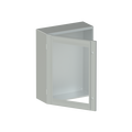 CASSA+PORTA TRASPARENTE 800X600X250-INOX