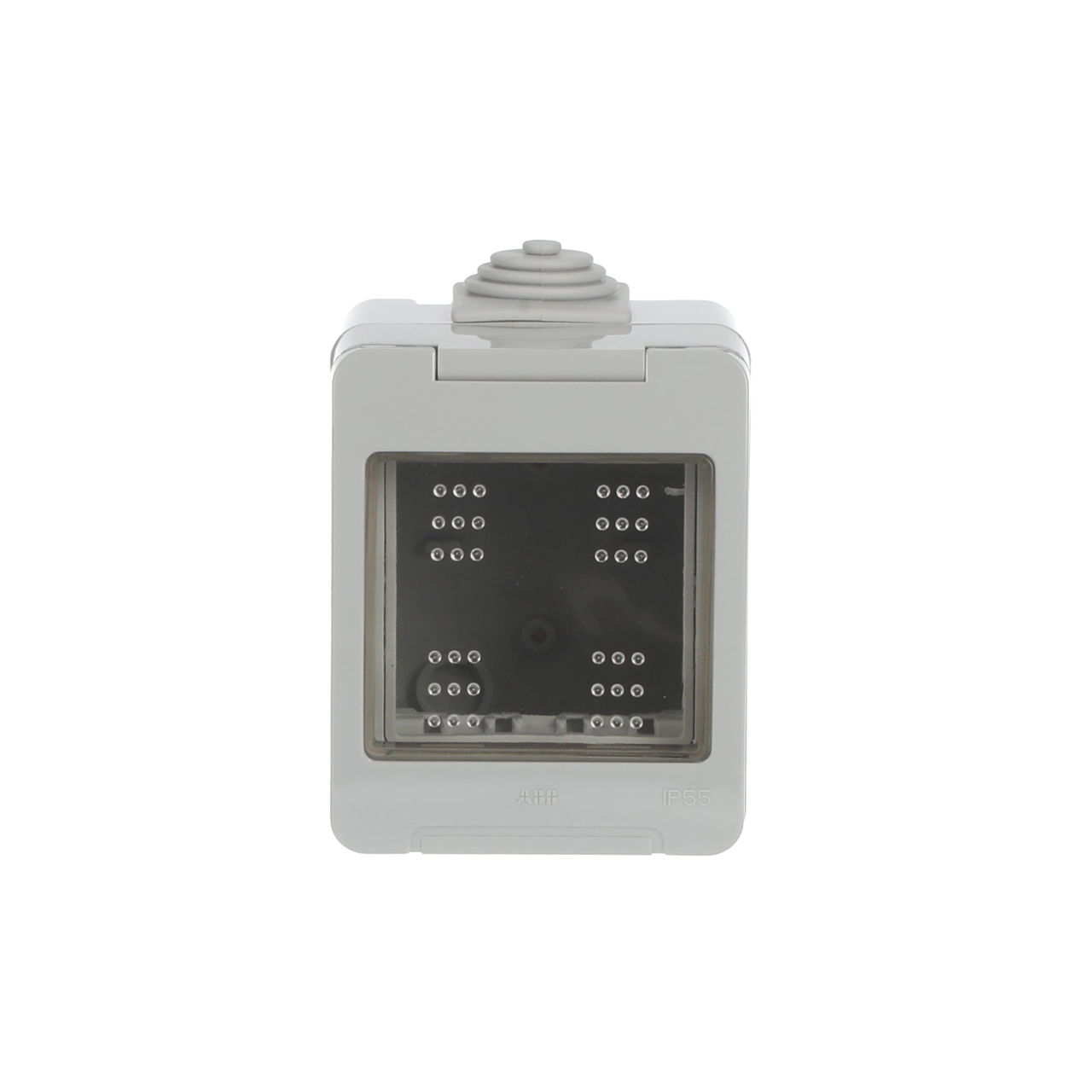 Scatola da parete 2-gang Grigio - Zenit Waterproof – Immagine 2 di 4