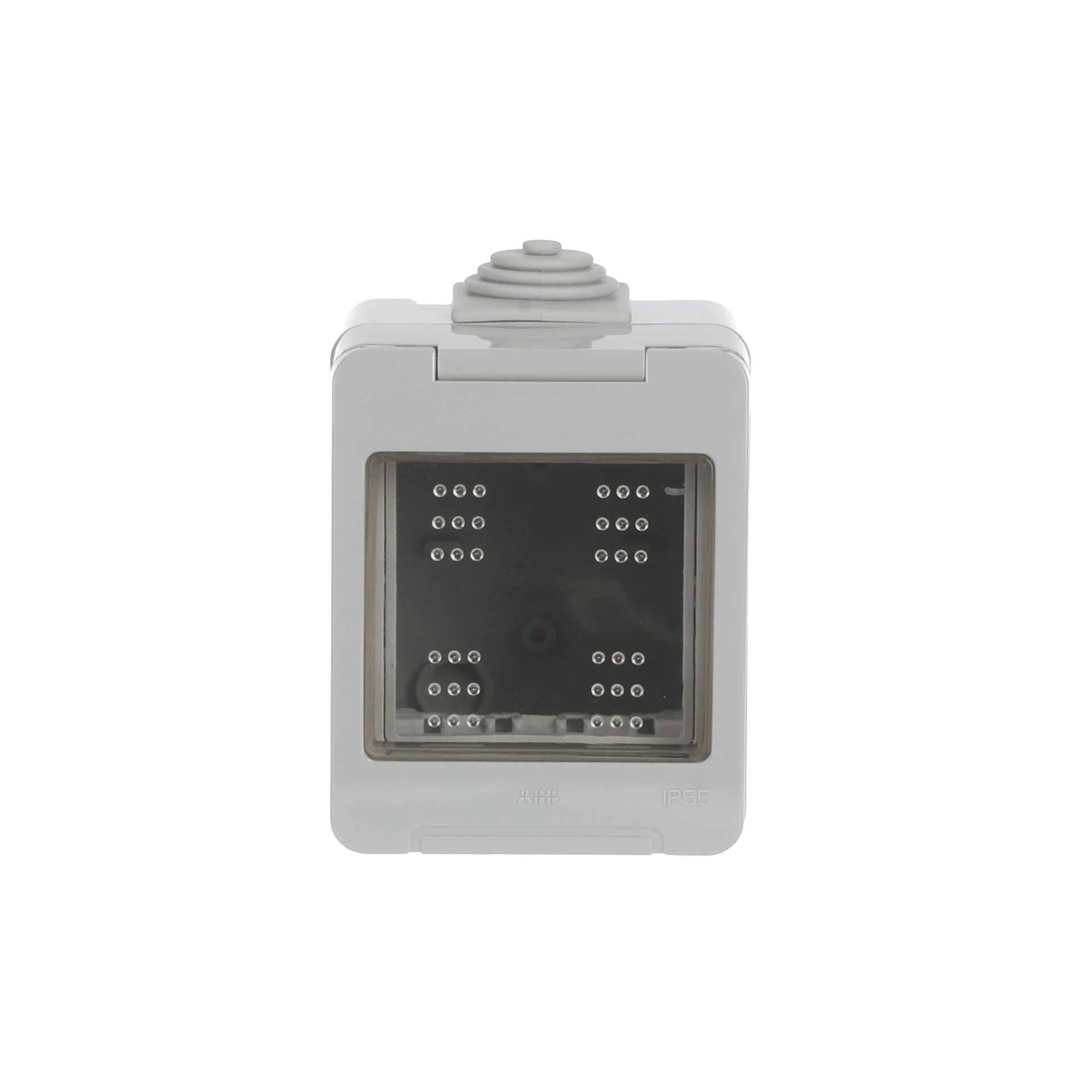 Scatola da parete 2-gang Grigio - Zenit Waterproof – Immagine 2 di 4