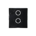 SCATOLA OPZIONALE PREINCASSO 1X1 41381PB, 1/1, Nero