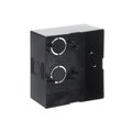 SCATOLA OPZIONALE PREINCASSO 1X1 41381PB, 1/1, Nero