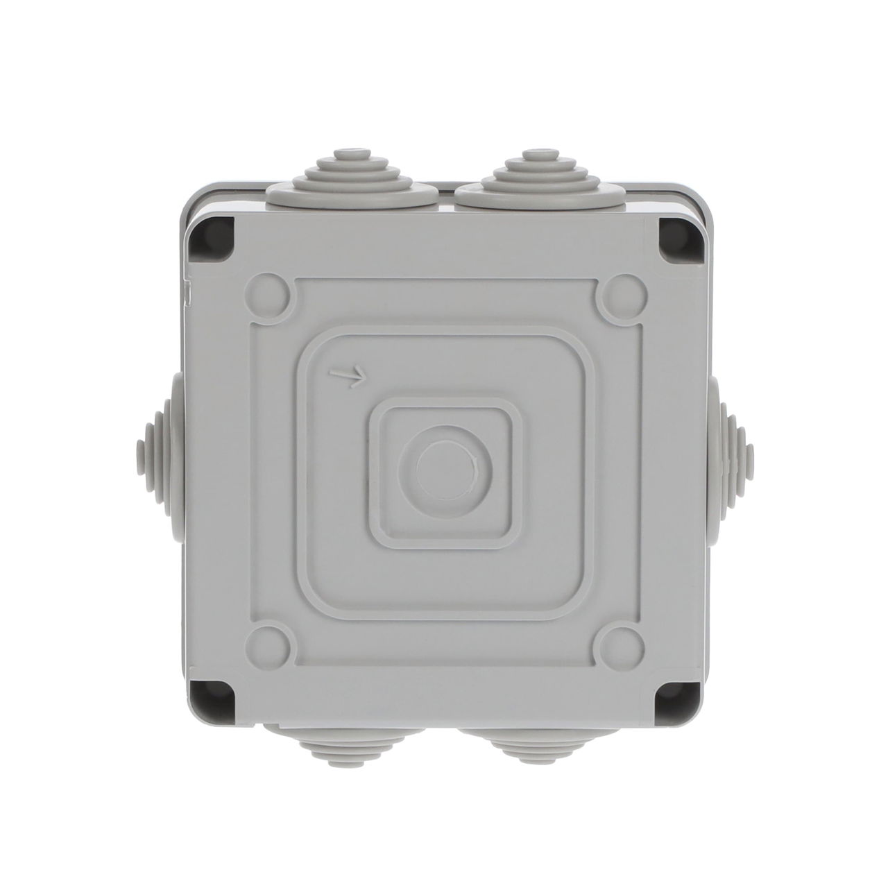 SCATOLA STAGNA IP55 - 650░C -  100X100X50 – Immagine 2 di 6