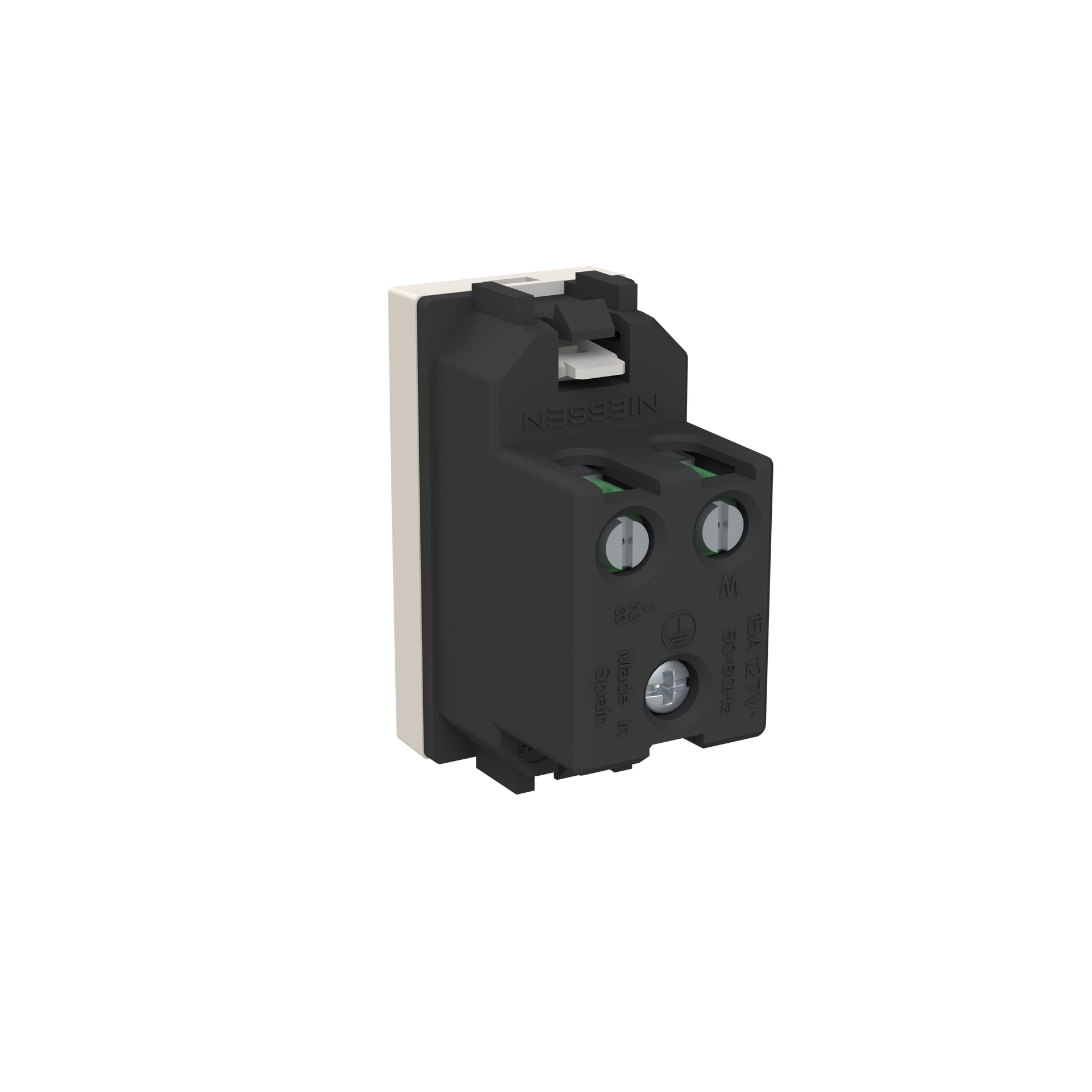 Socket outlet insert/cover Without imprint Dune - Zenit S – Immagine 2 di 3