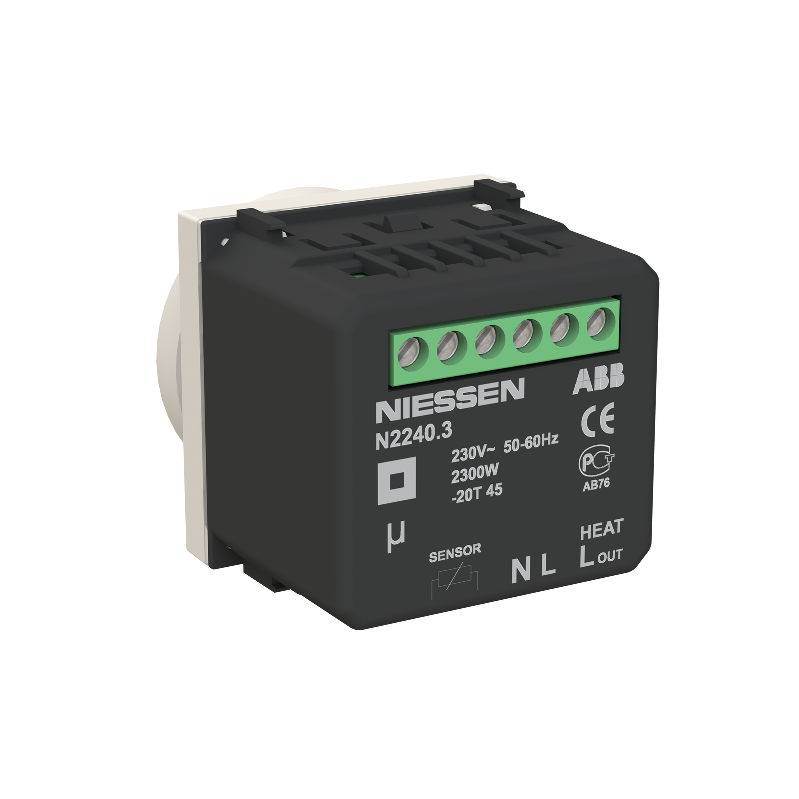 Thermostat insert/cover Dune - Zenit – Immagine 2 di 3