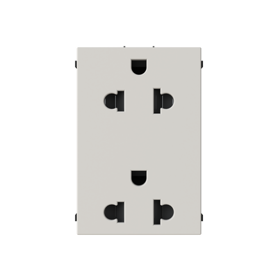 Socket outlet EU/US 2P+E Without imprint Dune - Zenit