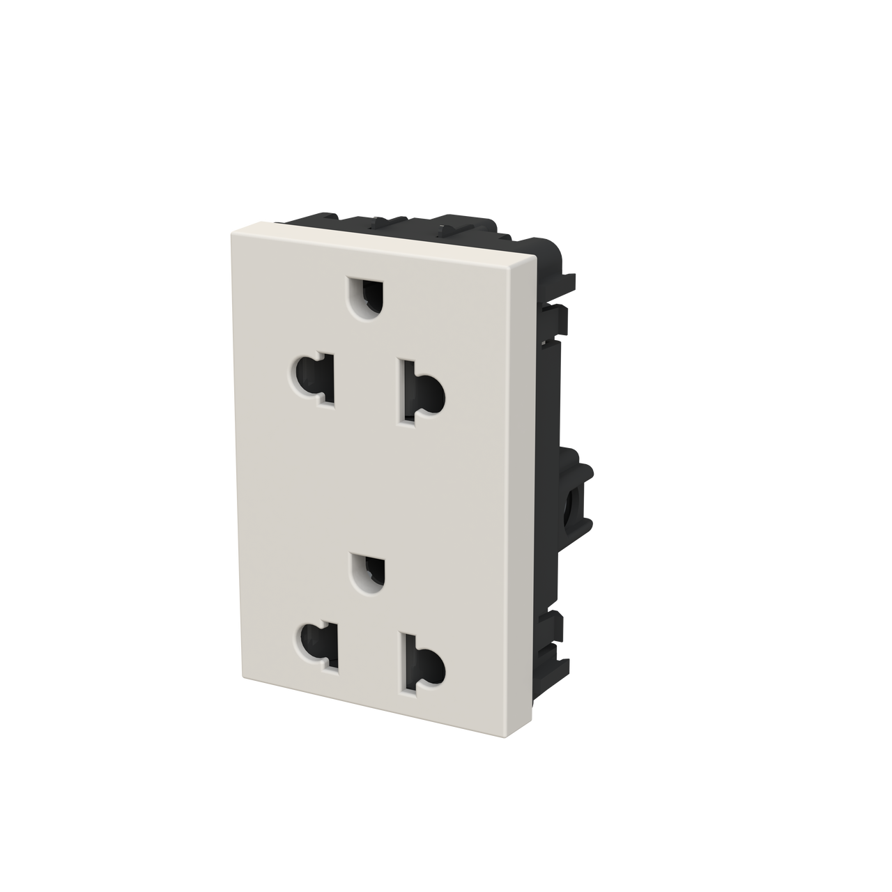 Socket outlet EU/US 2P+E Without imprint Dune - Zenit – Immagine 3 di 3