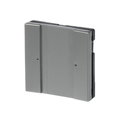 HVAC/CO2-device 2gang stainless steel - Pure Stainless Steel