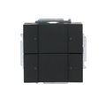 Solo 4gang Twisted Pair Wiring black matt - Platform 63
