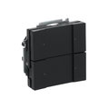 Solo 4gang Twisted Pair Wiring black matt - Platform 63