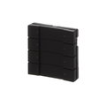 HVAC/CO2-device 8gang black matt - Platform 63