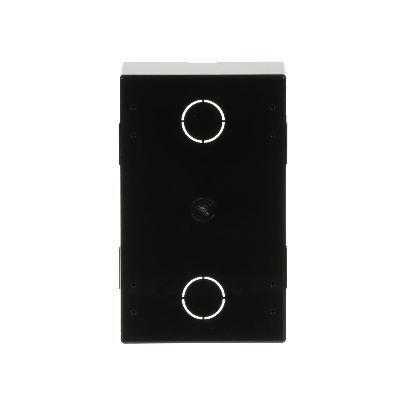 SCATOLA OPZIONALE PREINCASSO 2X1 41382PB, 1/2, Nero – Immagine 2 di 4