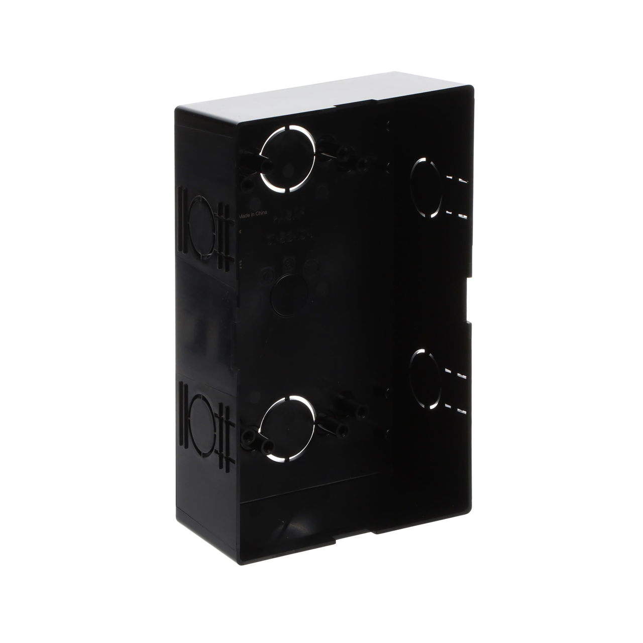 SCATOLA OPZIONALE PREINCASSO 2X1 41382PB, 1/2, Nero – Immagine 3 di 4