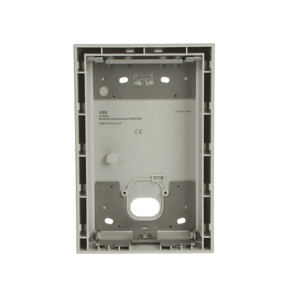 Scatola Da Parete Grigia 2X1 41382S-H, 1/2, Grigio