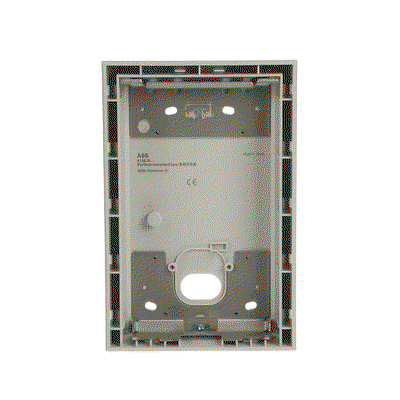 Scatola Da Parete Grigia 2X1 41382S-H, 1/2, Grigio