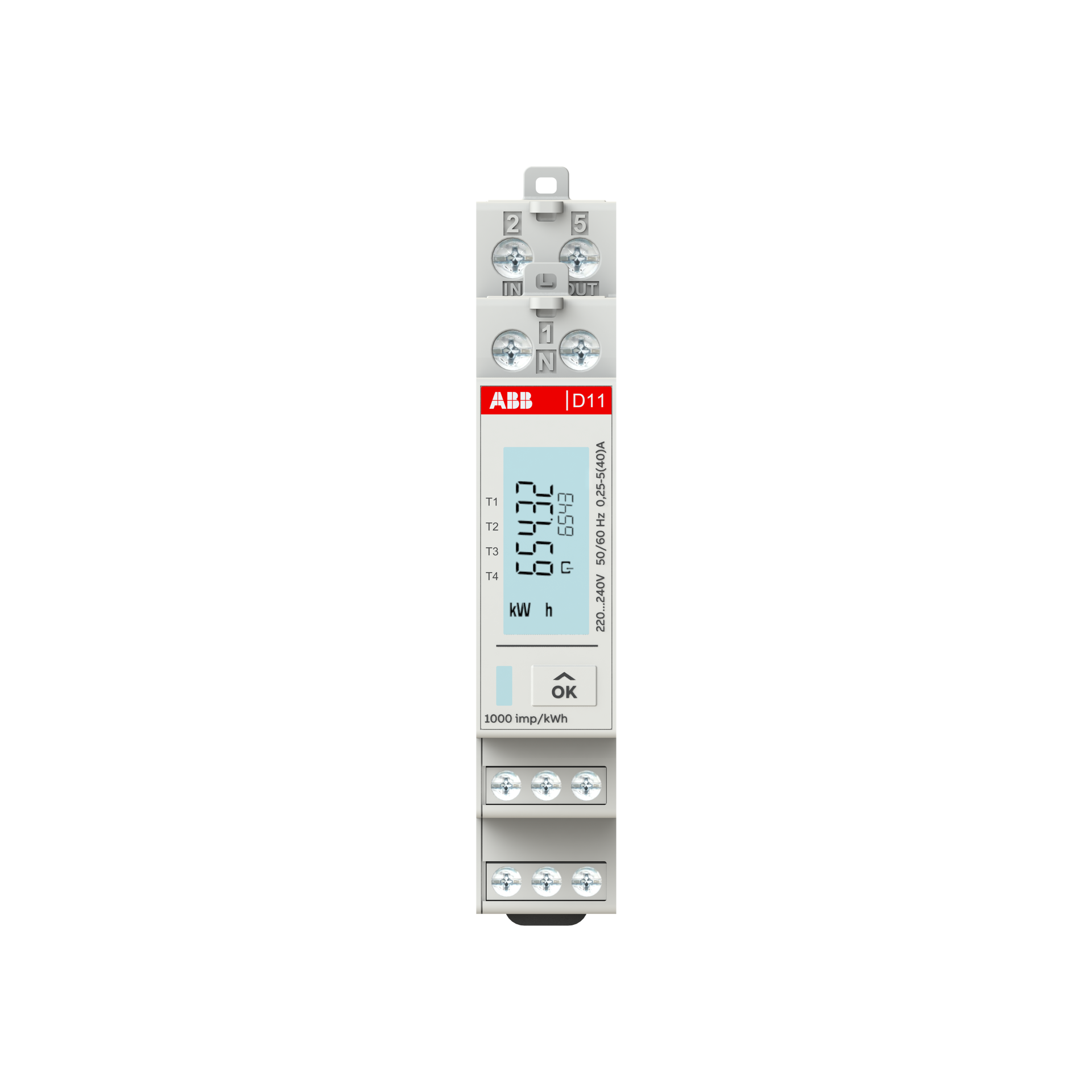 Energy meter '15', M-Bus, 1-phase, 40 A – Immagine 2 di 3