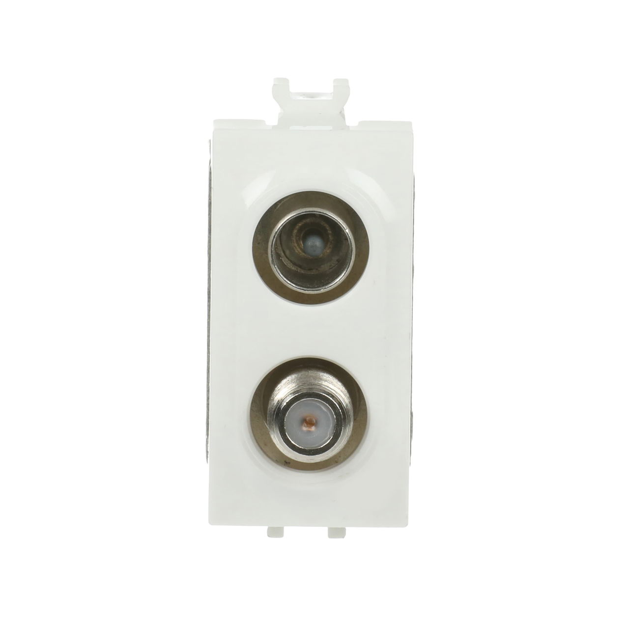 Prese TV Loop-through socket Bianco - Chiara – Immagine 2 di 3