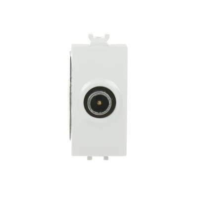 Prese TV Loop-through socket Bianco - Chiara