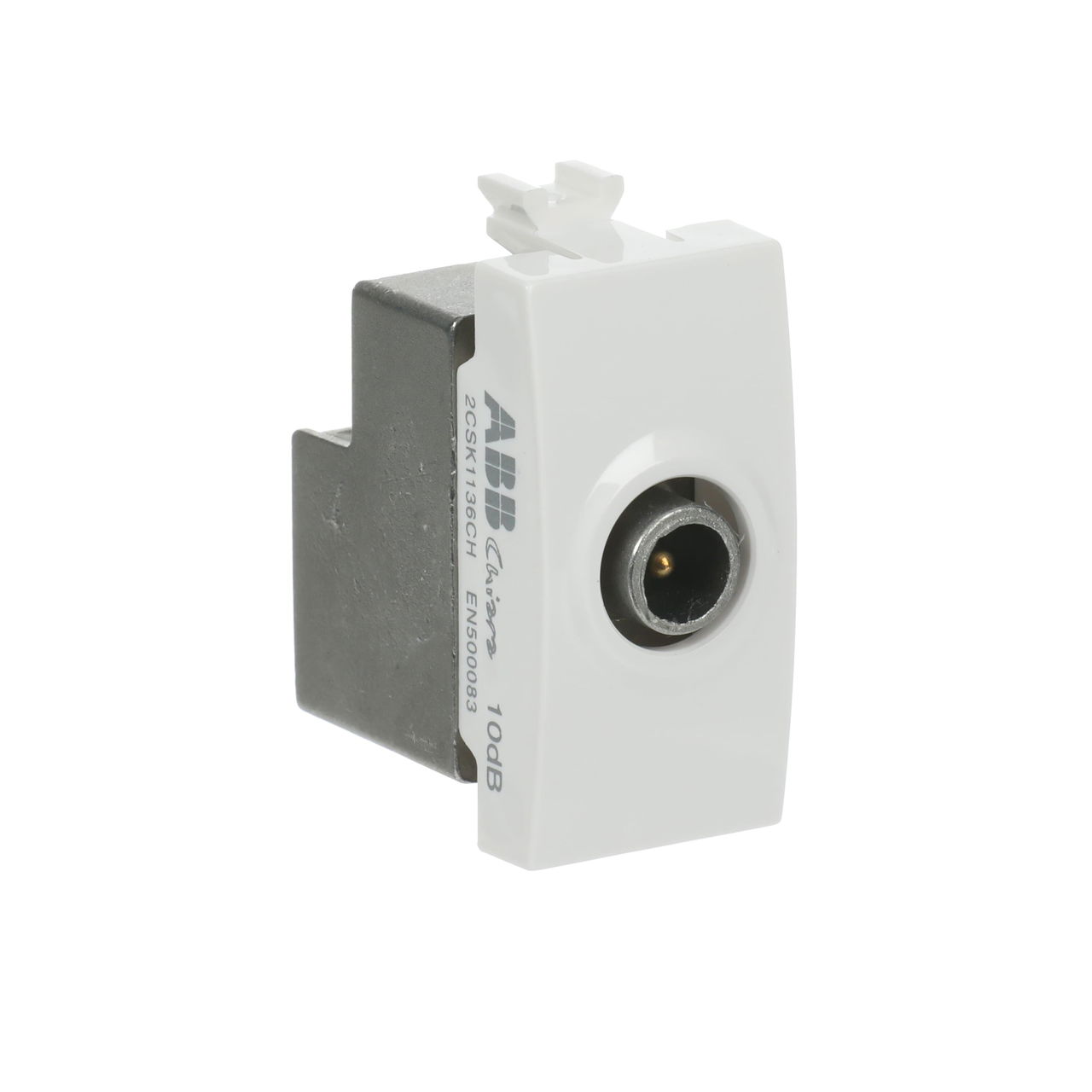 Prese TV Loop-through socket Bianco - Chiara