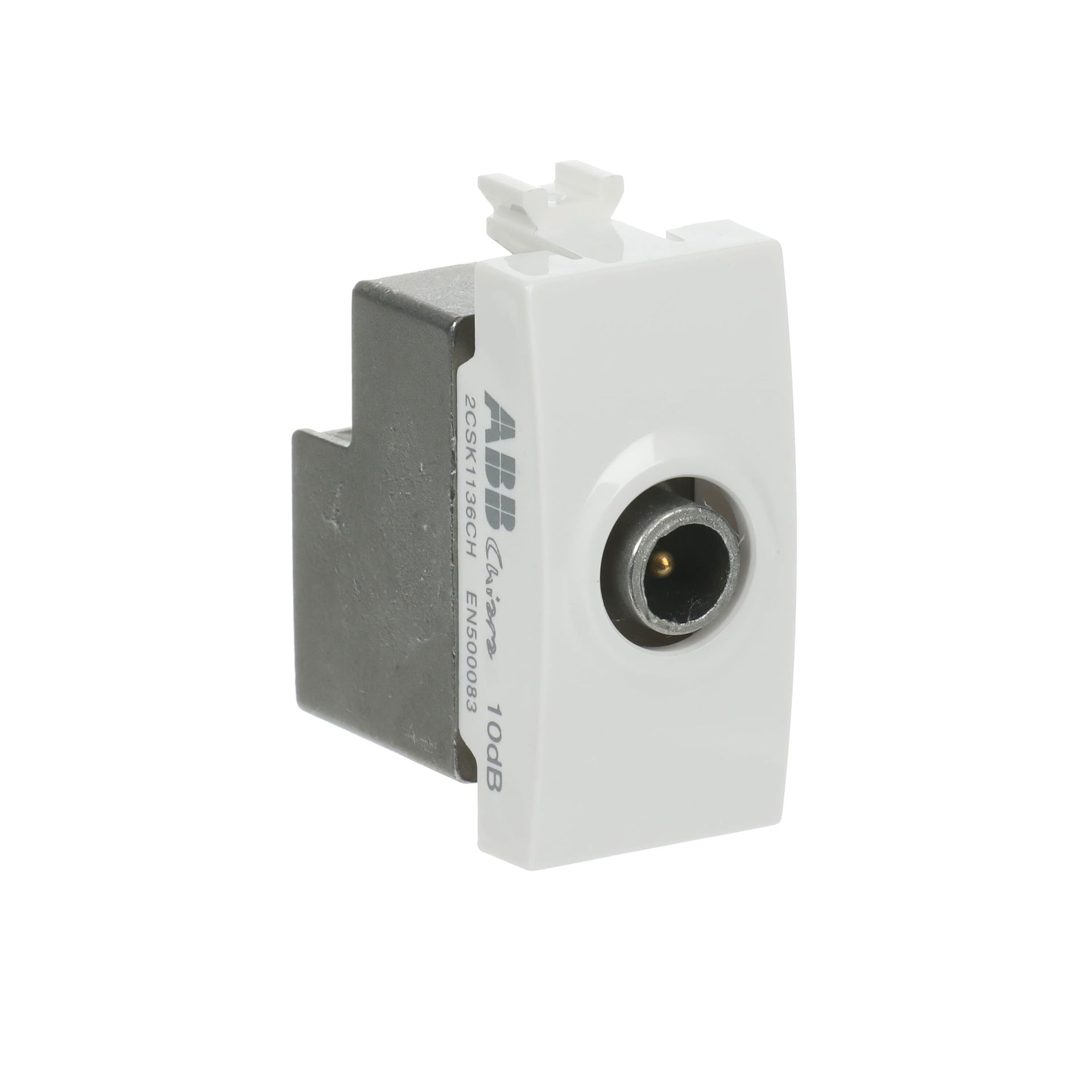 Prese TV Loop-through socket Bianco - Chiara