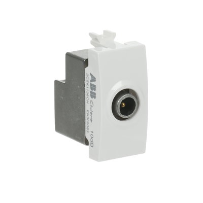 Prese TV Loop-through socket Bianco - Chiara