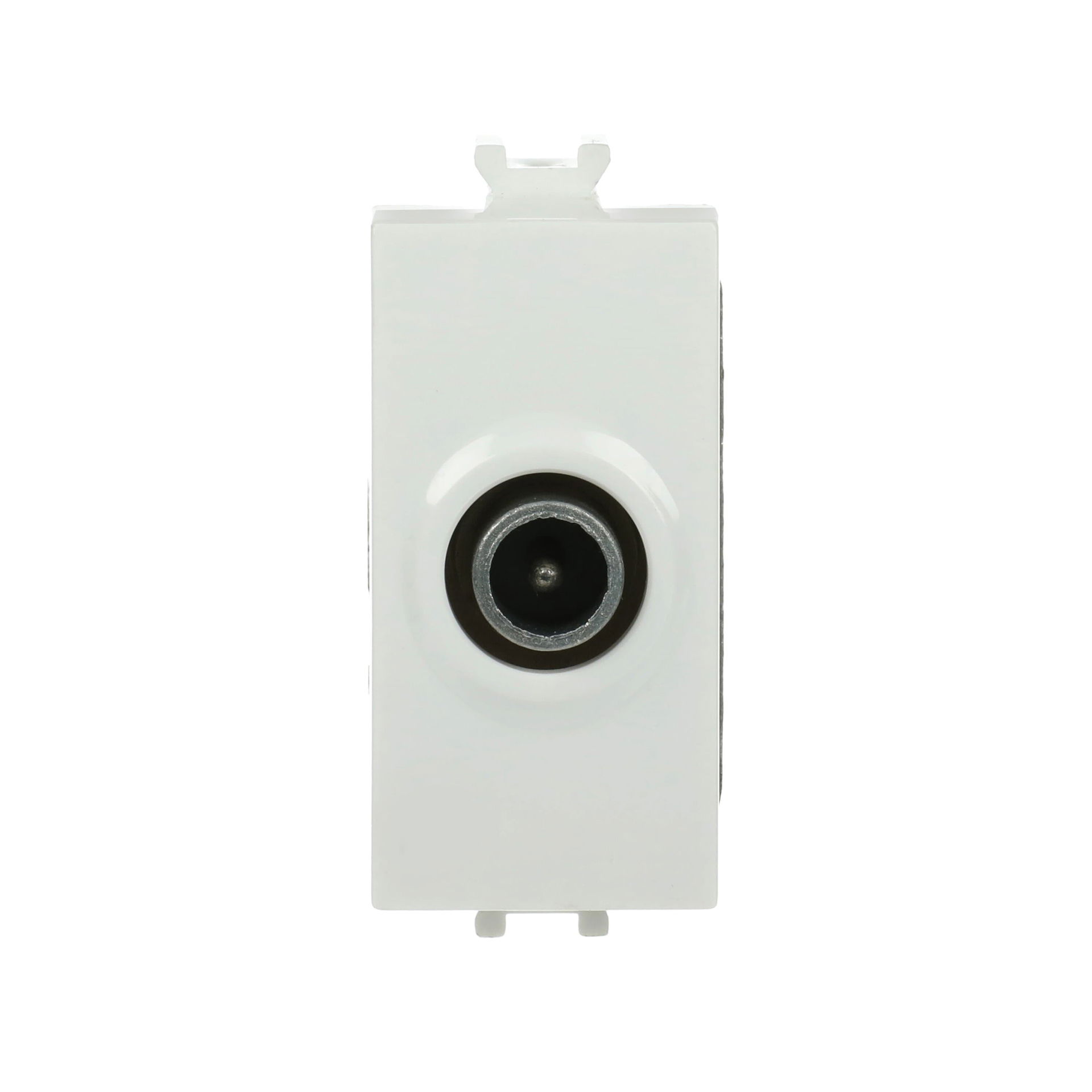 Prese TV Loop-through socket Bianco - Chiara
