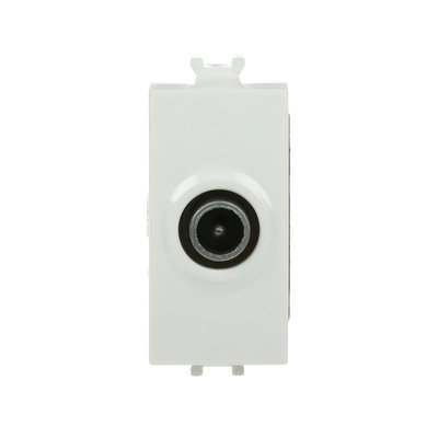 Prese TV Loop-through socket Bianco - Chiara
