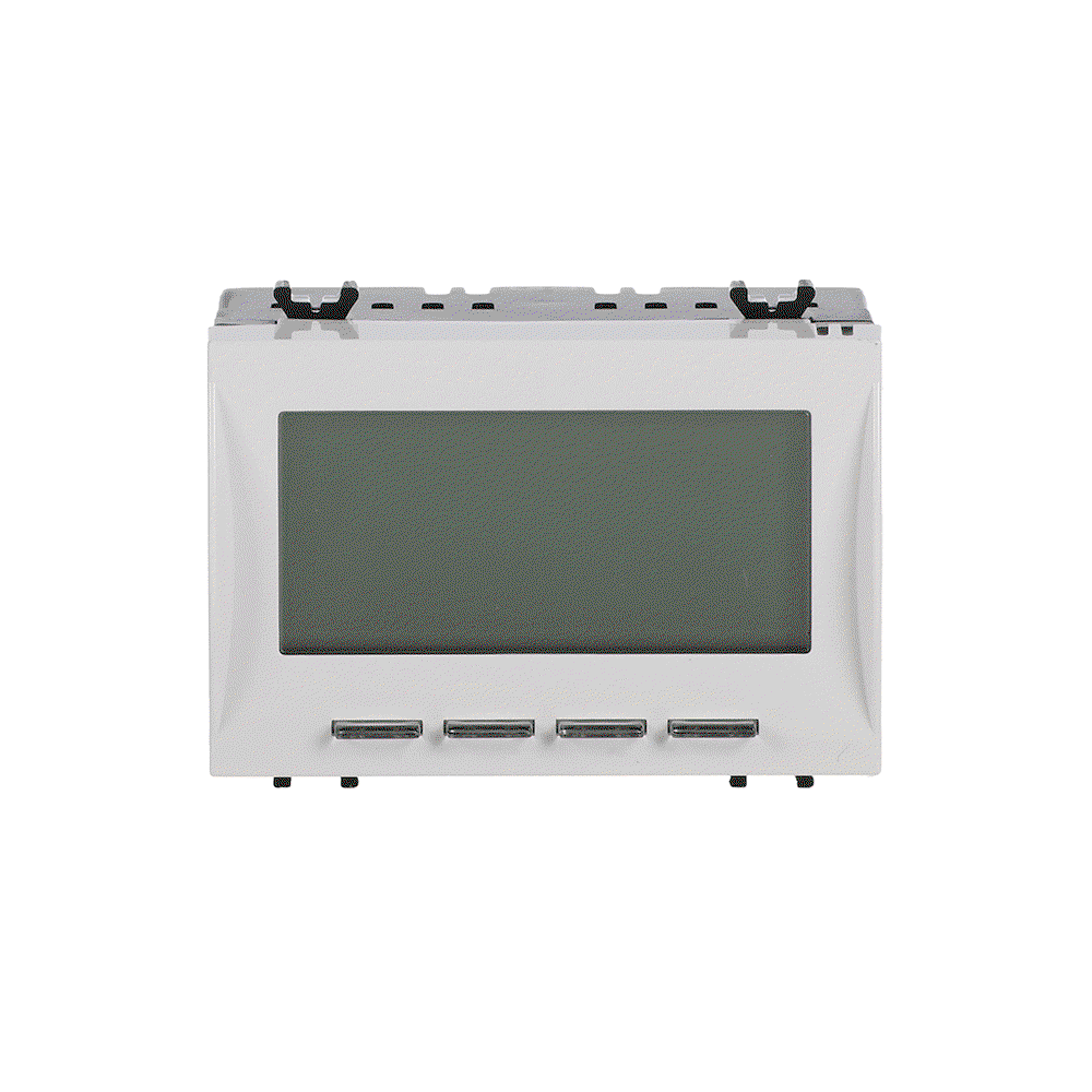 Electronic timed thermostat S/W 3M Heater 1gang On/Off Button Bianco - Chiara