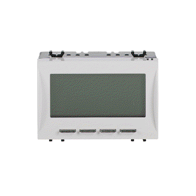 Electronic timed thermostat S/W 3M Heater 1gang On/Off Button Bianco - Chiara