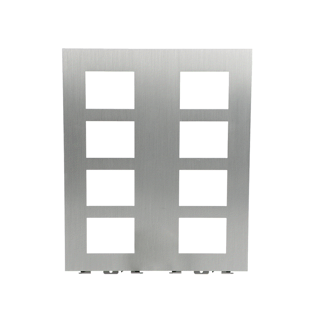 TELAIO ALLUMINIO 4X2, 2/4, aluminium