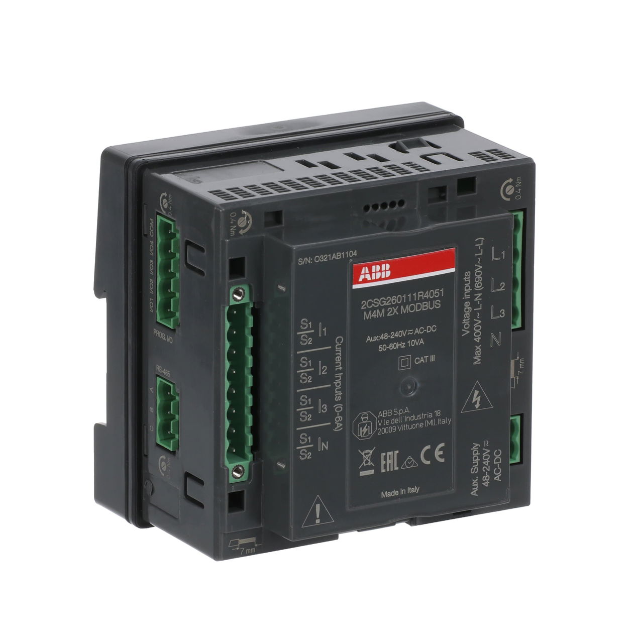 M4M 2X MODBUS Network analyzer – Immagine 2 di 3
