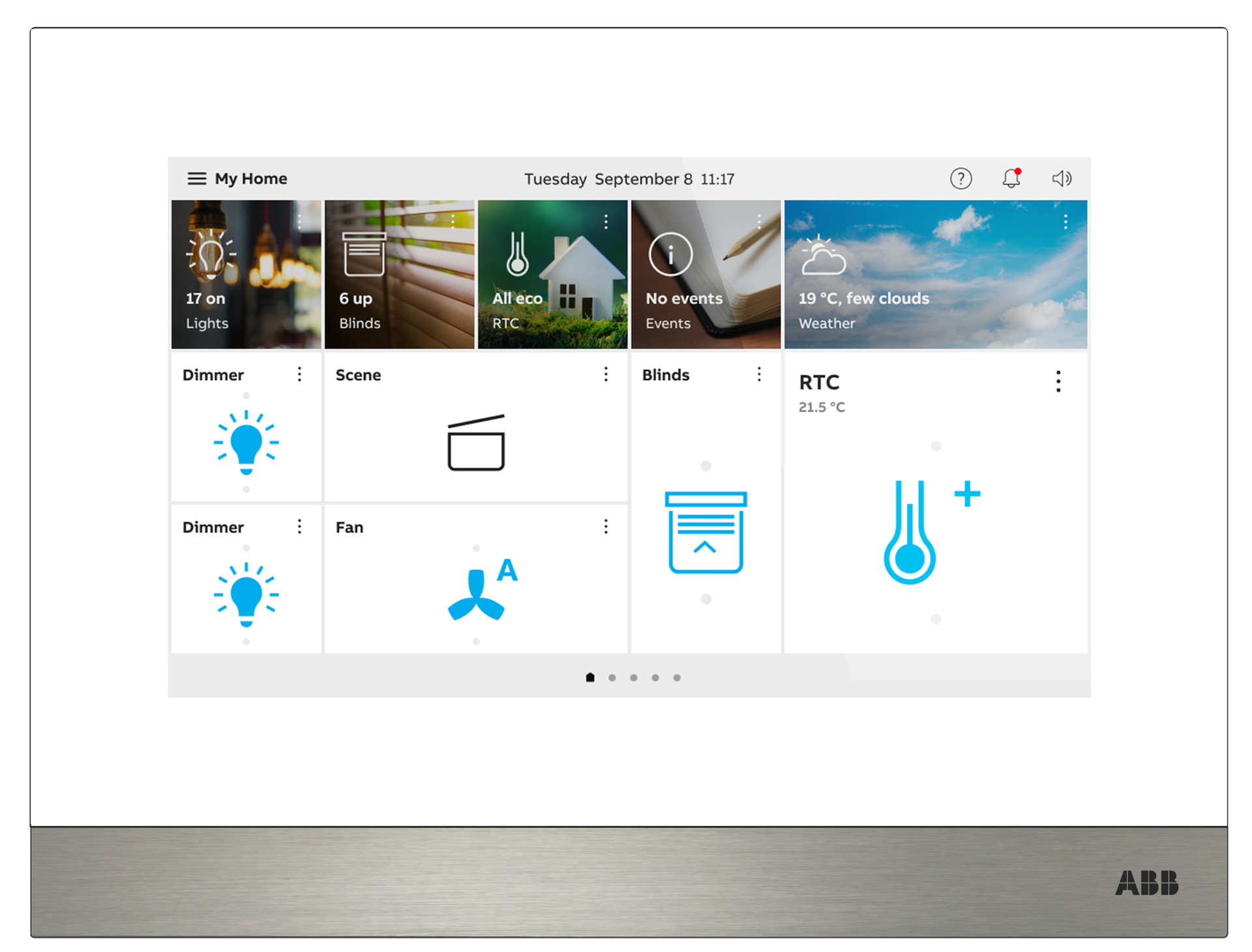 IPTOUCH7'',CIT+HBA+APP,LAN+WiFi,BIANC,TL, LAN + Wi-Fi, white