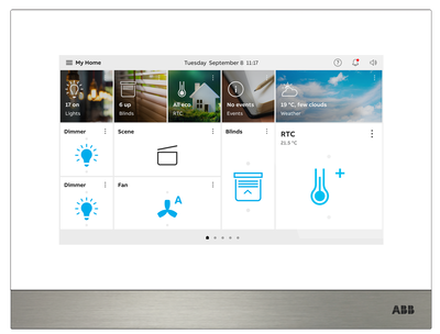 IPTOUCH7'',CIT+HBA+APP,LAN+WiFi,BIANC,TL, LAN + Wi-Fi, white