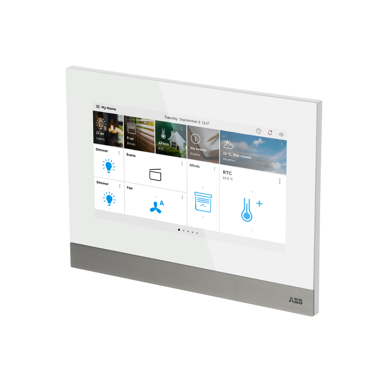 IPTOUCH7'',CIT+HBA+APP,LAN+WiFi,BIANC,TL, LAN + Wi-Fi, white – Immagine 3 di 3