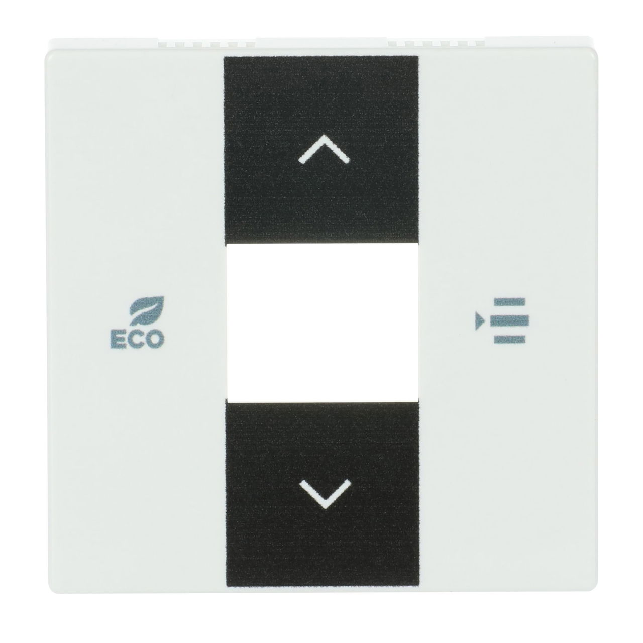 Cover plate Symbols "up, down, ECO, menu" 2gang studio white - Platform 63