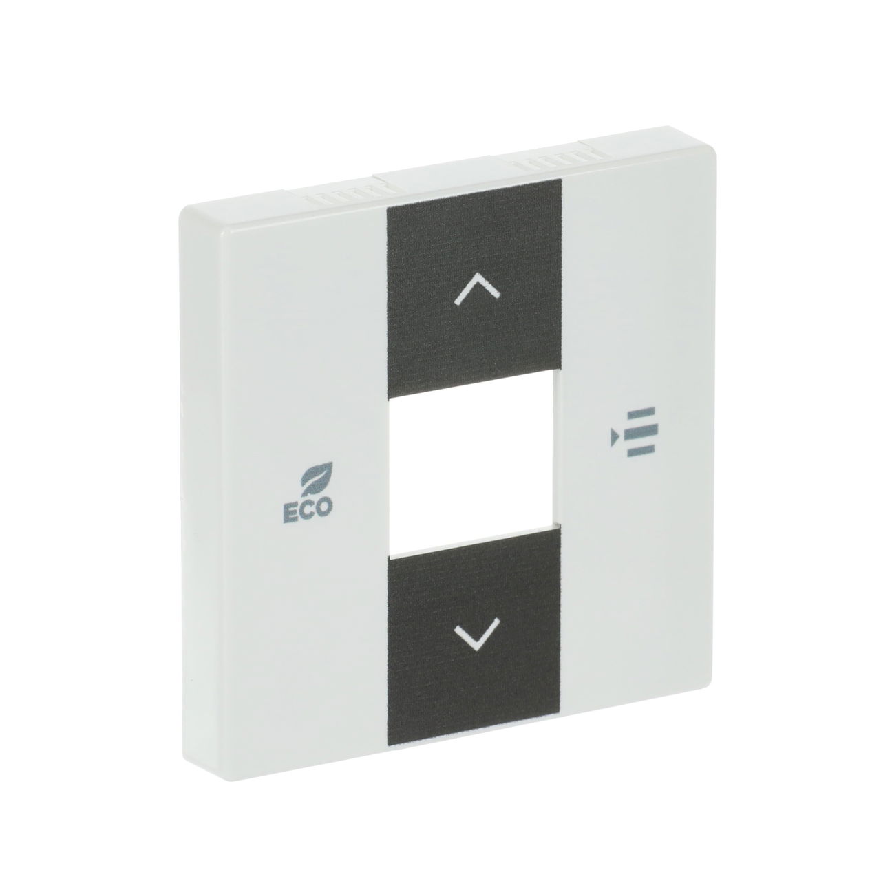 Cover plate Symbols "up, down, ECO, menu" 2gang studio white - Platform 63 – Immagine 3 di 4