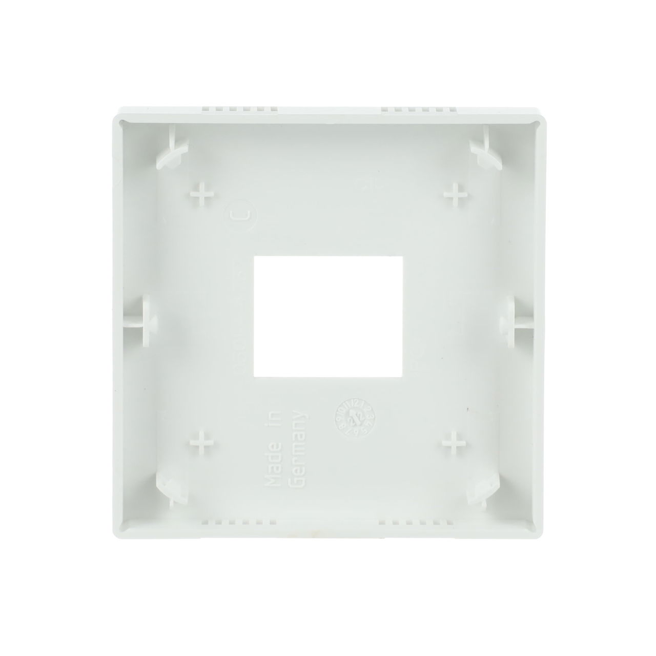 Cover plate Symbols "up, down, ECO, menu" 2gang studio white - Platform 63 – Immagine 2 di 4
