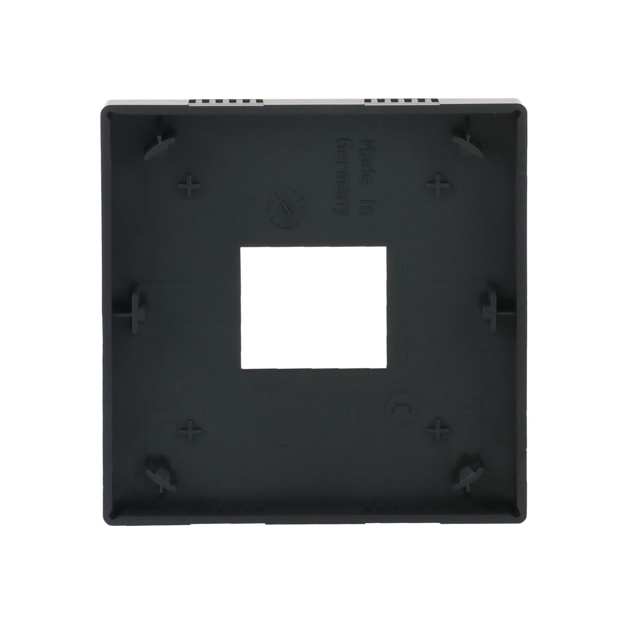 Cover plate Symbols "up, down, ECO, menu" 2gang black matt - Platform 63 – Immagine 2 di 4