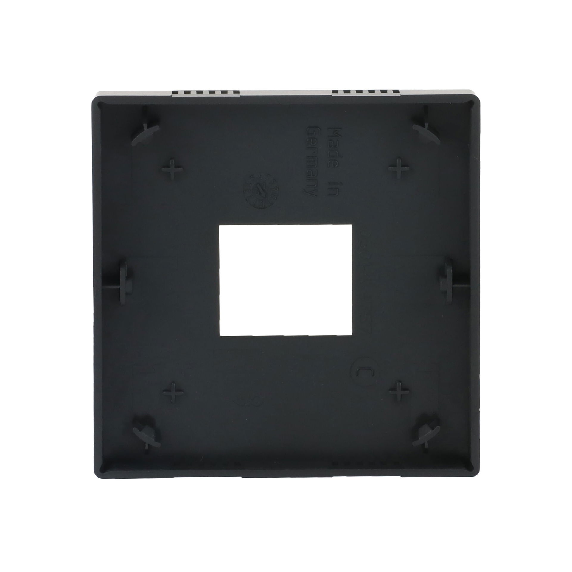 Cover plate Symbols "up, down, ECO, menu" 2gang black matt - Platform 63 – Immagine 2 di 4