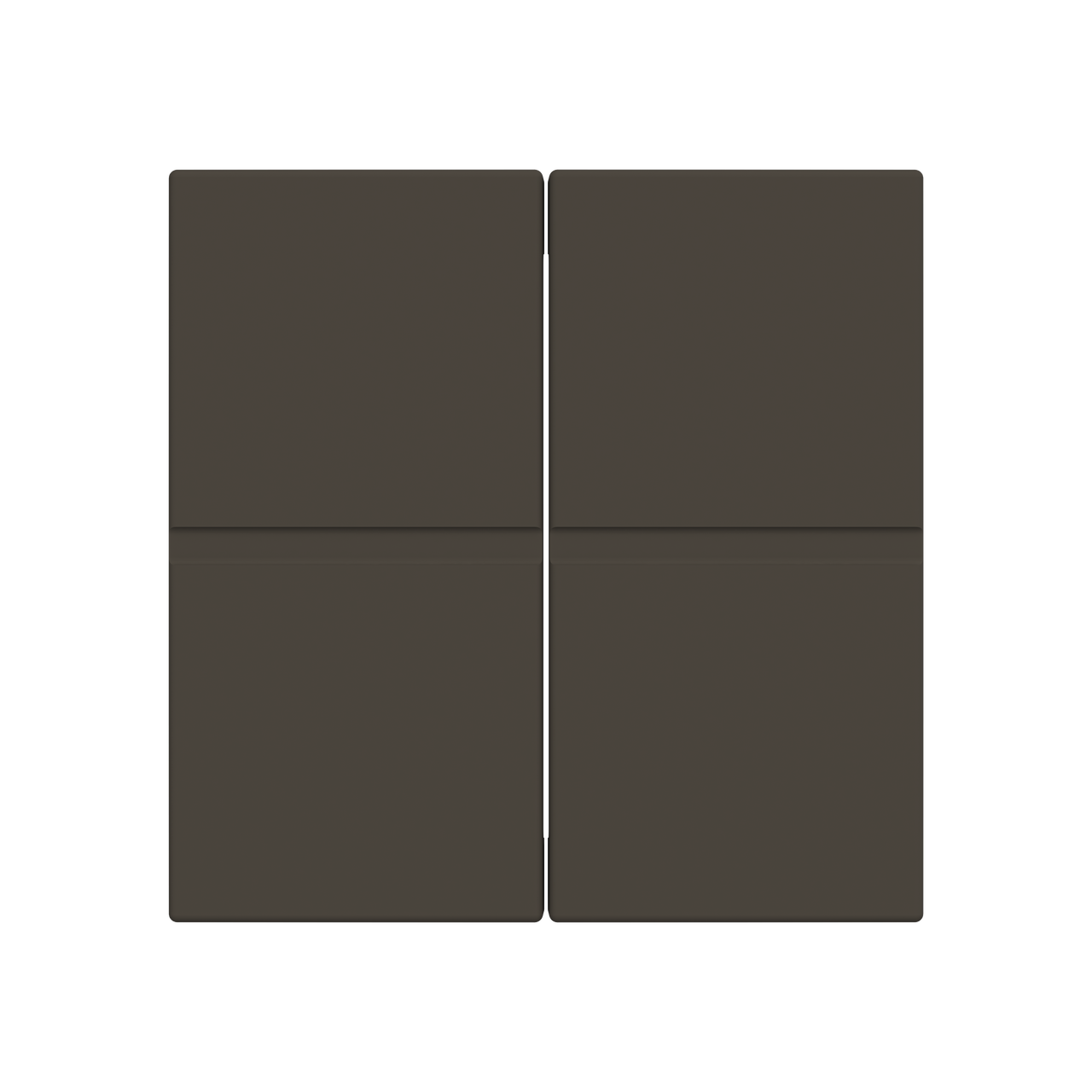 Rocker for Switch/push button with None Anthracite - Zenit