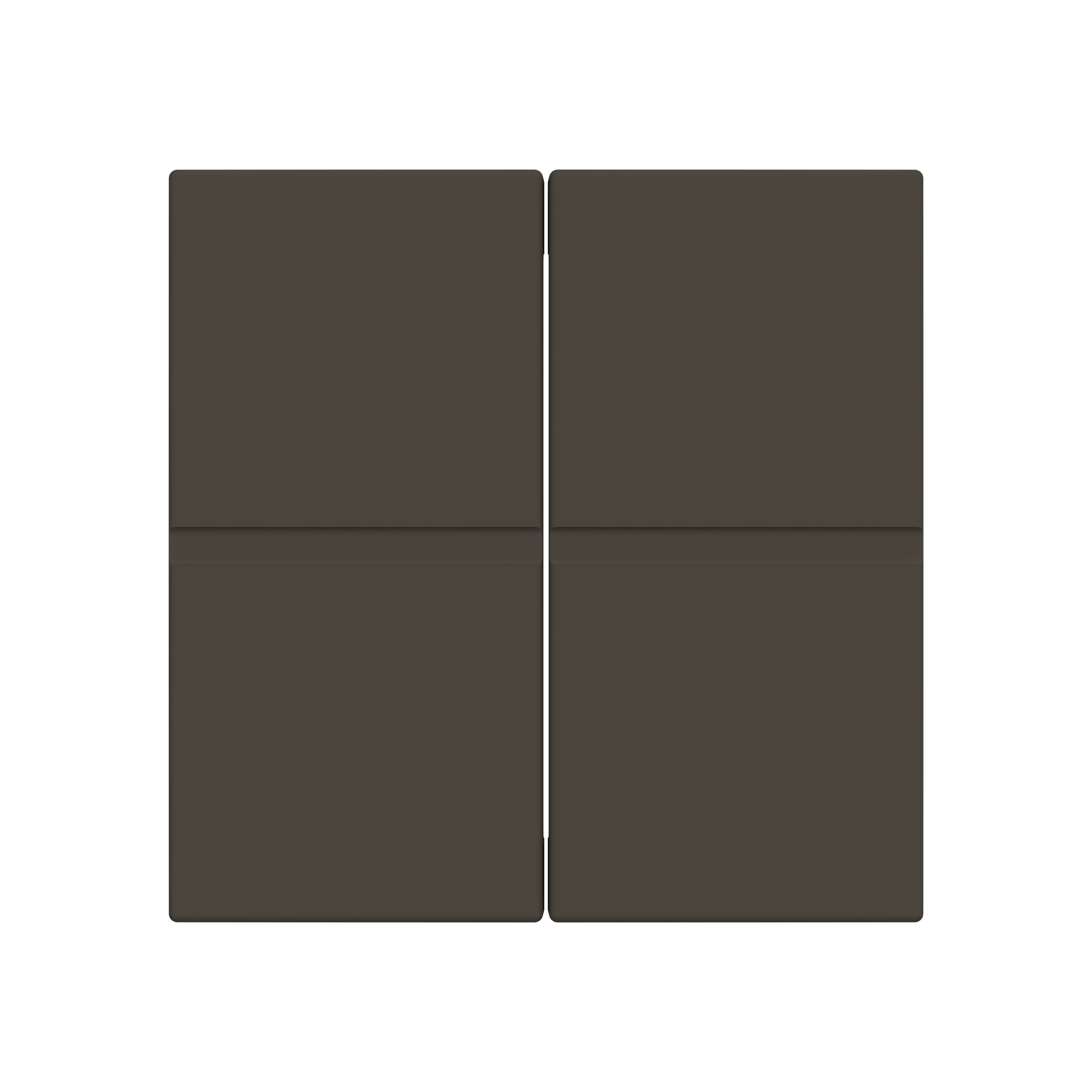 Rocker for Switch/push button with None Anthracite - Zenit