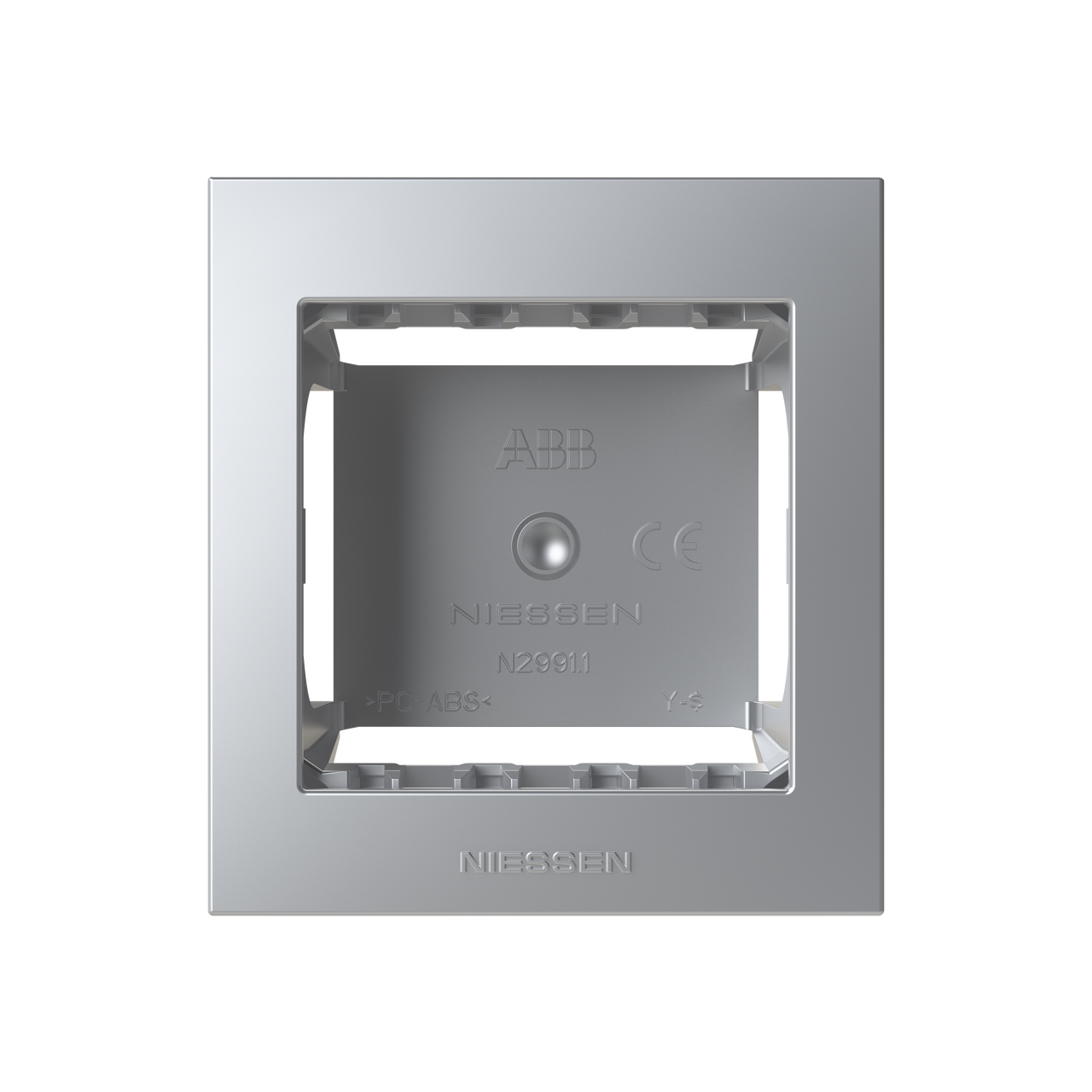 Box IP40 1-gang Silver - Zenit Waterproof