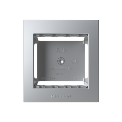 Box IP40 1-gang Silver - Zenit Waterproof